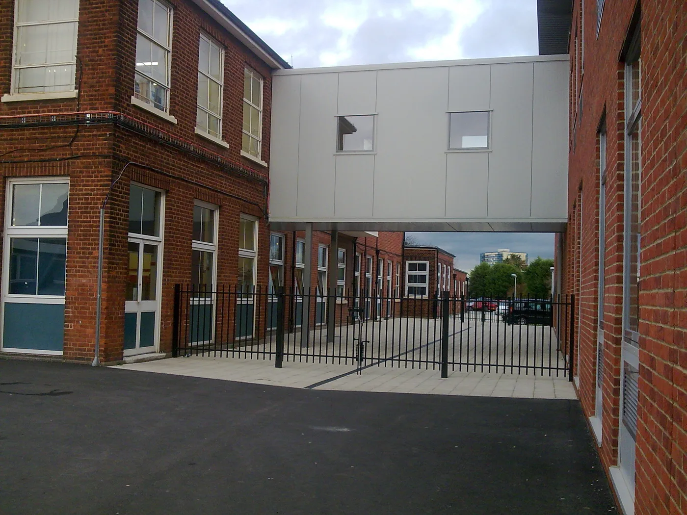 Bishop Stopford's School on Brick Lane, Enfield, in a 2008 photograph. The Church of England secondary is one of the three schools named in the proposal.