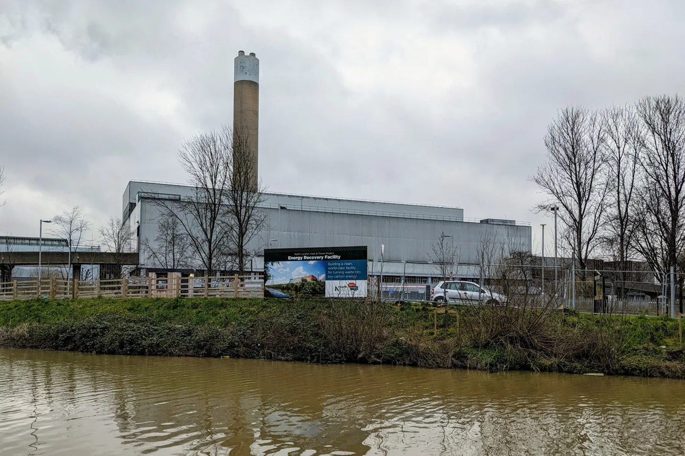 Edmonton EcoPark on Lee Park Way, photographed in 2022. The recycling centre beside the energy plant opens 8am to 8pm every day