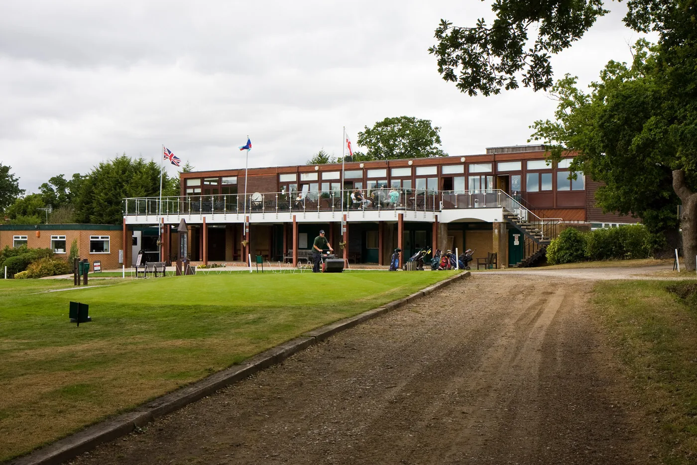 The clubhouse at Crews Hill Golf Club, photographed in 2010. The course is council-owned land inside the Local Plan's Crews Hill site