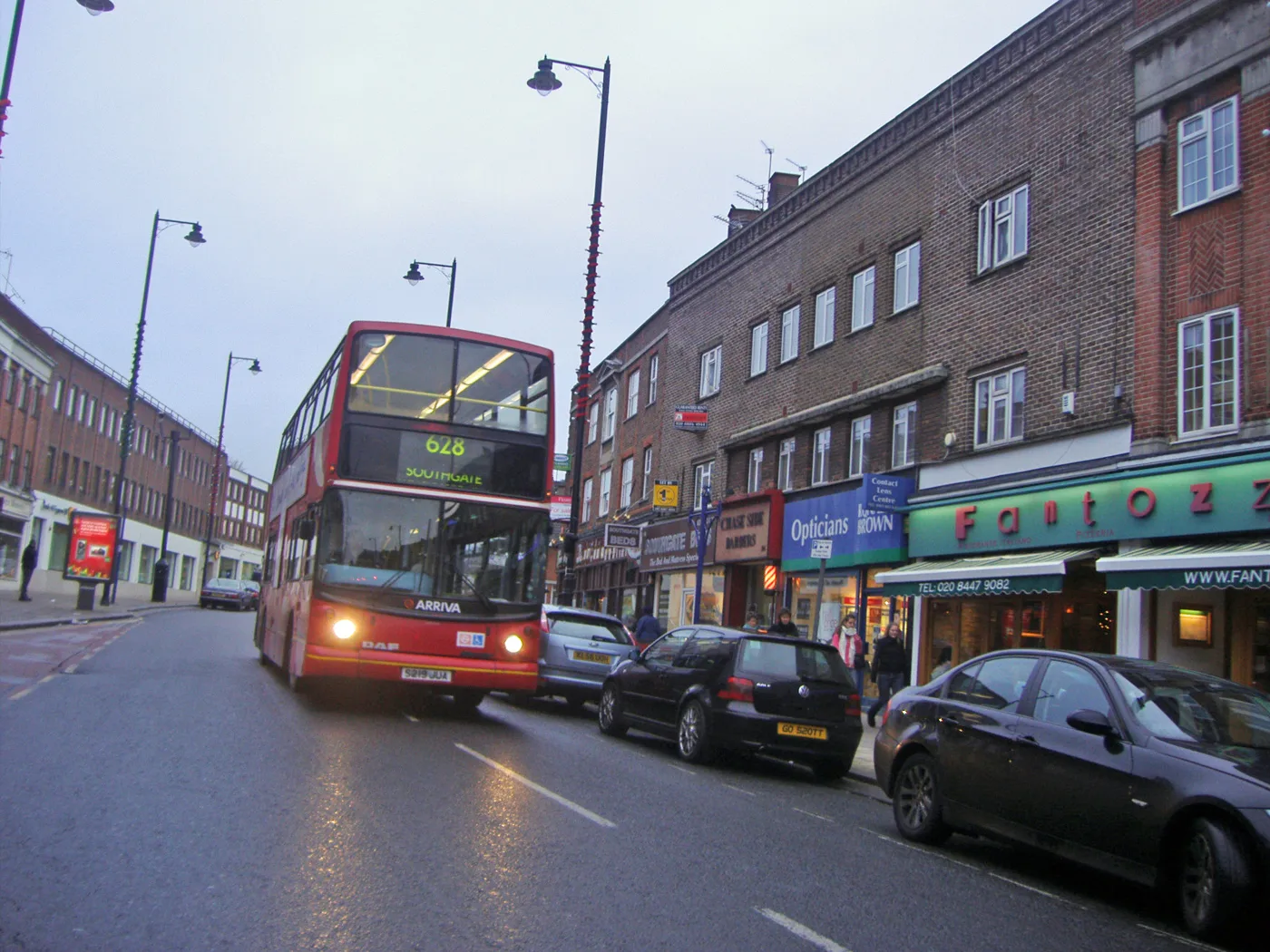 Chase Side in Southgate, photographed in 2008. The picture shows the road, not the collision or its exact location, which police have not given